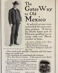 1905 The Gates Way To Old Mexico Private Train Travel Print Ad Petrified Forest