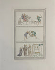 1842 J. Strutt CENELM KING OF MERCIA ETC. HC Engraving Antiquities of England