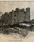 1892 The Casa Grande, Arizona Antique Wood Engraving