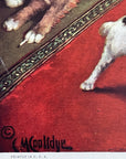 C.M. Coolidge RIDING THE GOAT Masonic Initiation Saint Bernard Dogs