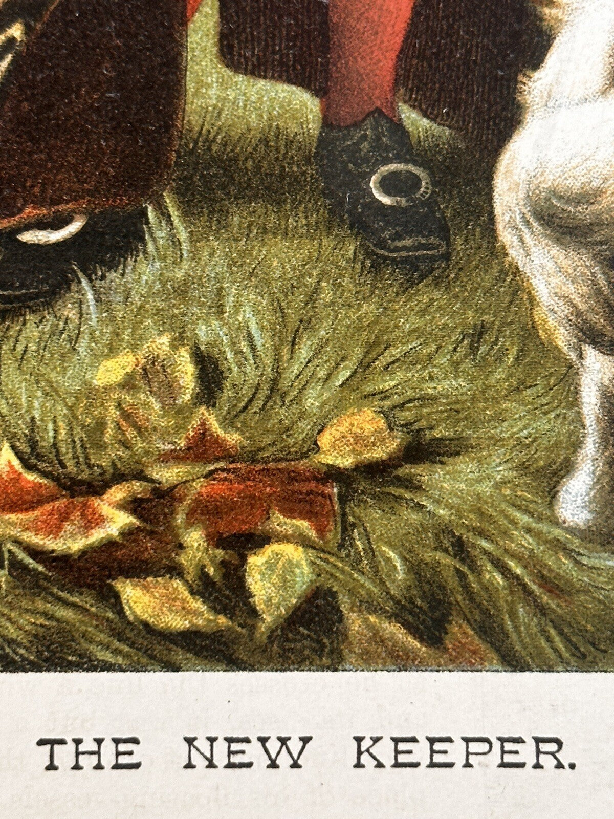 1886 "The New Keeper" Chromolithograph Print | Magazine Illustration