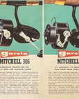 1963 Garcia Fishing Rods Reels Lures Tackle 8 Page Foldout Color Brochure
