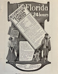 1905 Seaboard Air Line Railroad Print Ad Florida Gold Hunting Dogs