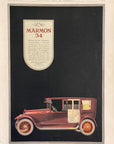 1916 Marmon 34 Print Ad - Aluminum Rose Sedan Nordyke & Marmon Indianapolis IN
