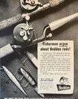 1965 Heddon Fishing Rods Baitcast Reels - Dowagiac Michigan Heddon Lure Print Ad