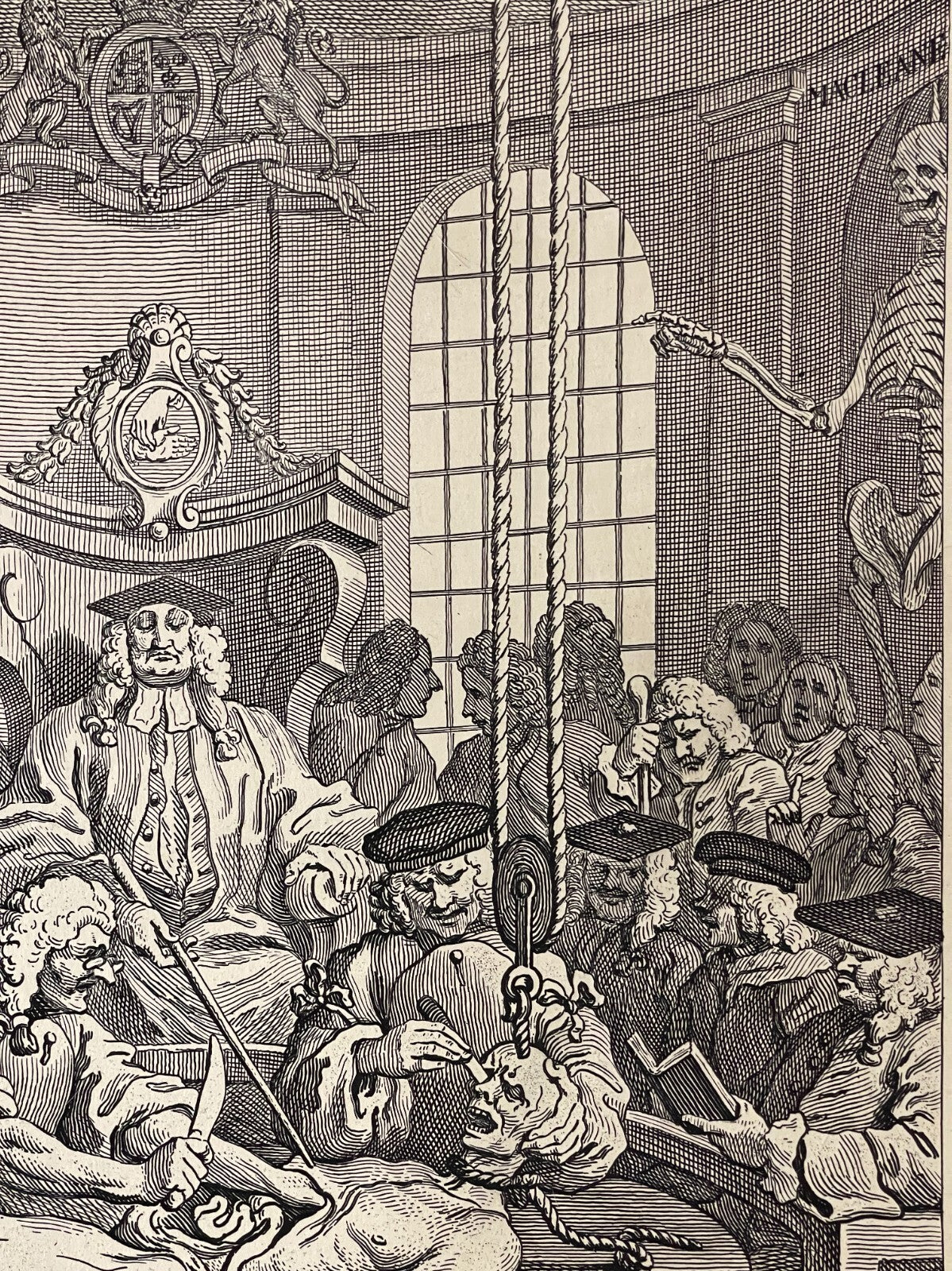 1822 THE STAGES OF CRUELTY (Set of 4) Authentic Hogarth Heath Ed. Antique Prints