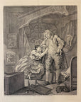1822 BEFORE AND AFTER Authentic Hogarth Heath Edition Antique Print SET OF 2