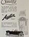 1919 Austin Twenty British Car Antique Print Ad Motor Car Automobile London