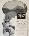 1905 Great Northern Railway Print Ad - Lewis and Clark Exposition Railroad RR