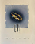 1945 UTI Watch Ad - Charles Lemmel Art - Vintage Print Ad