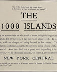 1905 New York Central Railroad Print Ad The 1000 Islands St Lawrence Travel Ad