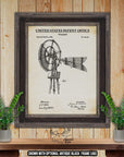 Windmill Patent Print - 1889 Farming Invention at Adirondack Retro