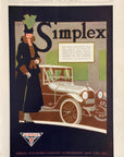 1916 Simplex Crane Model 6 Print Ad - Louis Fancher Art New York City NY