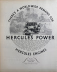 1935 Hercules Motor Corporation Canton Ohio Original Print Ad, Transportation