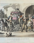 1817 Rowlandson TIS HOP'D MIDST FOREIGN SCENES... The Dance Of Life HC Etching