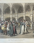 1817 Rowlandson THE MASK, THAT SCENE OF WANTON... The Dance Of Life HC Etching