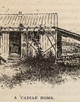 1893 A ‘Cadian Home Antique Magazine Wood Engraving
