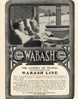 1903 Wabash Railroad Print Ad Wedding Tours Wabash Line Train Travel Luxury