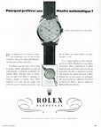 1951 Rolex Perpetual Watch Self Winding - Vintage Photo Print Ad - Swiss Watch