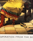 1886 "Inspiration From The Sole" Chromolithograph Print | Magazine Illustration