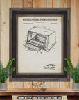 Toaster Oven Patent Print - Kitchen Appliance Illustration at Adirondack Retro