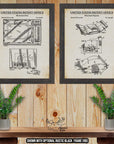 Microwave Oven and Popcorn Patent Print Set of 2 - Retro Popcorn Posters at Adirondack Retro