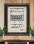 Egg Carton Patent Print - Culinary Poster - 1969 Farming Invention at Adirondack Retro
