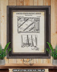 Microwave Oven and Popcorn Patent Print Set of 2
