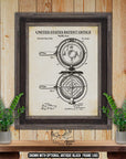 Waffle Iron Patent Print - 1883 Kitchen Appliance Invention at Adirondack Retro