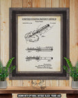 Potato Peeler Patent Print - Rolling Pin Poster - 1941 Kitchen Utensil Invention at Adirondack Retro