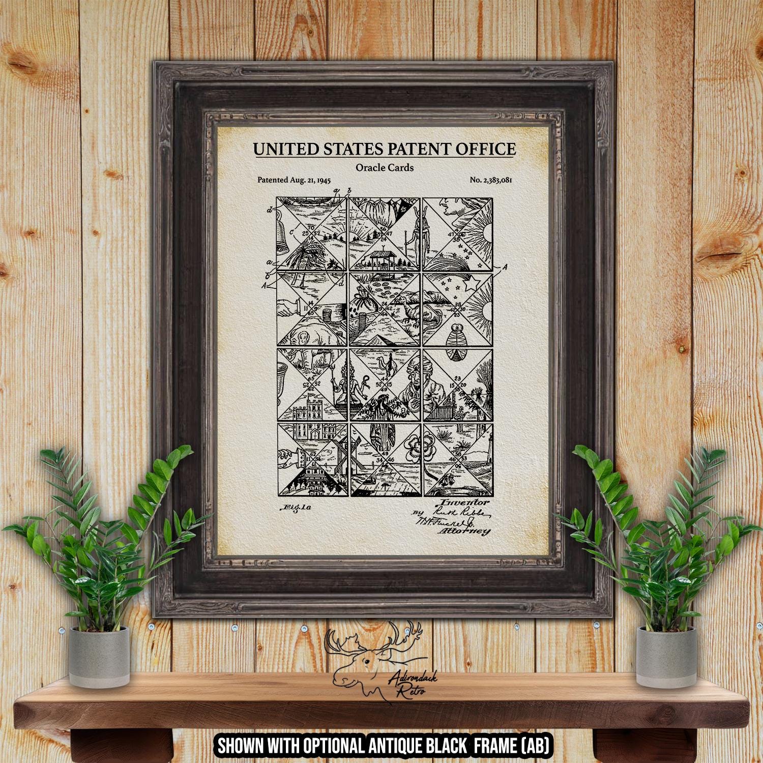 Oracle Cards Patent Print Set of 3