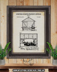 Pigpen Patent Print - 1894 Farming Invention at Adirondack Retro