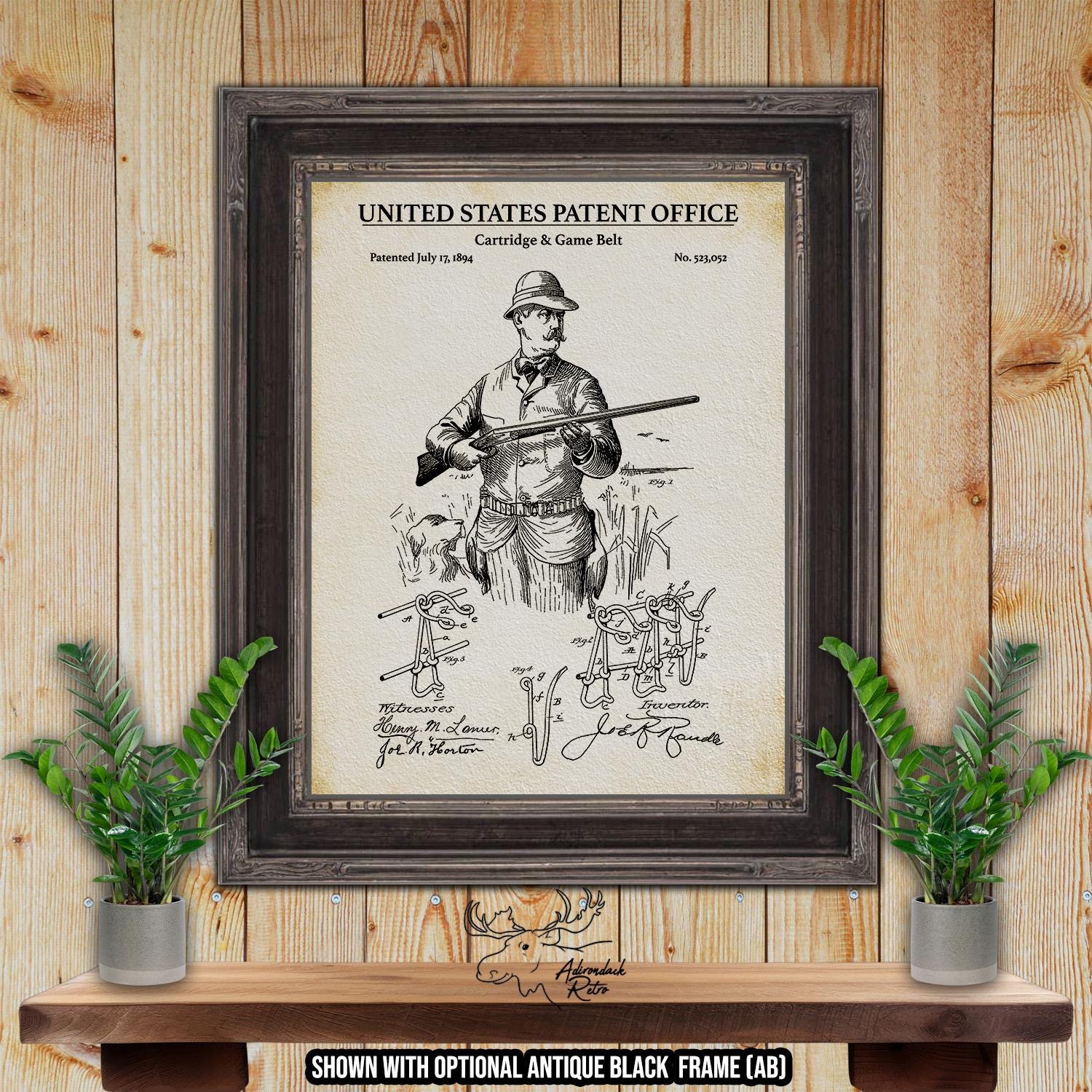 Duck Hunting Patent Print Set of 6