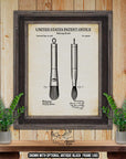 Makeup Brush Patent Print - 1978 Cosmetic Invention at Adirondack Retro