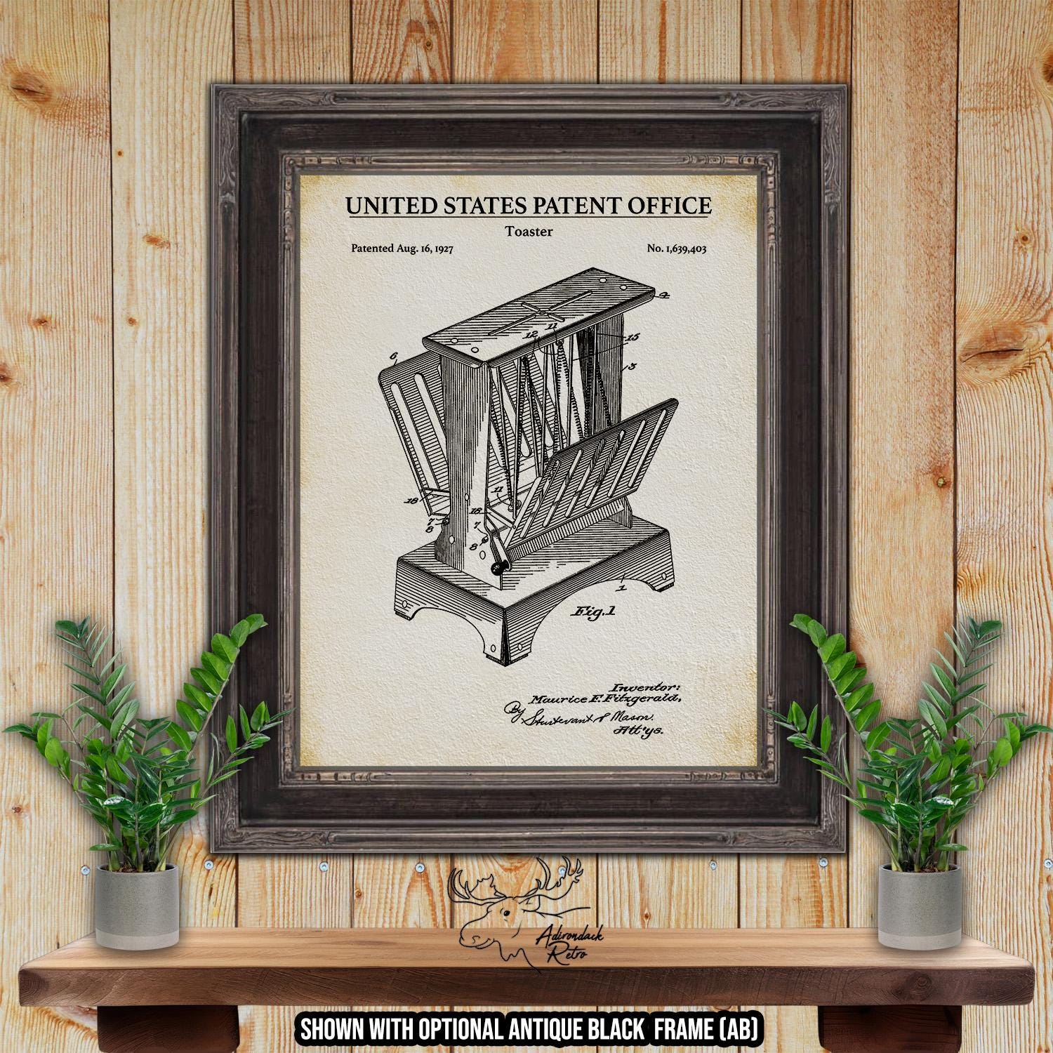 Kitchen Appliance Patent Print Set of 6