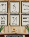 Drafting Table - Drafting Compass - Drafting Brush - Drafting Triangle - Protractor T-Square - Architect Scale at Adirondack Retro