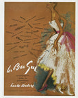 1950 Bas Gui Stockings Vintage French Lingerie Print Ad - Haute Couture Logos