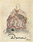 1946 Dana Perfume Vintage Cosmetics Ad - Facon Marrec Illustration