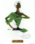 1952 Boucheron Necklace Vintage Jewelry Ad - Al Bouret Illustration