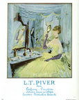 1950 L.T. Piver Perfume Vintage Cosmetics Print Ad - Jean Denis Malcles Illustration