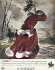 1946 D'Orsay Arome3 Vintage French Perfume Ad - Andre Delfau Illustration