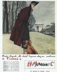 1950 H. Moreau & Cie Vintage French Print Ad - Pierre Mourgue Illustration