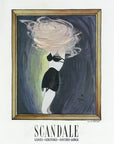1946 Scandale Vintage Lingerie Ad - Rene Gruau Illustration