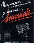 1938 Scandale Lingerie Vintage French Print Ad
