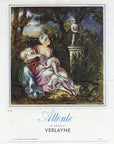 1946 Verlayne Perfume Vintage Print Ad - Jean Jacquelin Waiting Illustration
