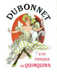 1950 Dubonnet Vintage Liquor Ad - Jules Cheret Illustration