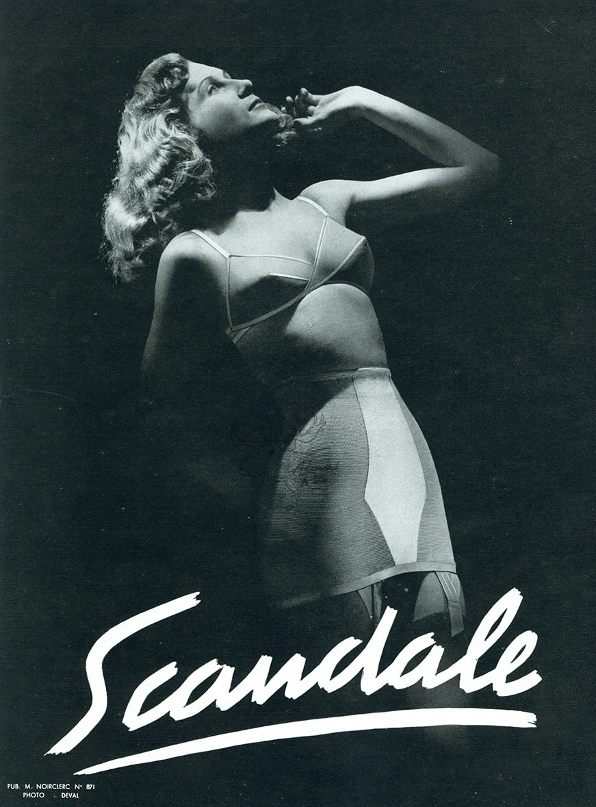 1949 Scandale Vintage Lingerie Ad