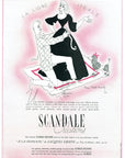 1948 Scandale Creations Vintage Lingerie Ad - Raymond Bret Koch Illustration