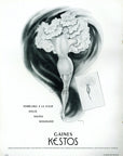 1952 Kestos Lingerie Vintage Fashion Ad