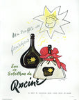1951 Racine Eau De Soleilhas Vintage Perfume Print Ad - Oleg Zinger Illustration